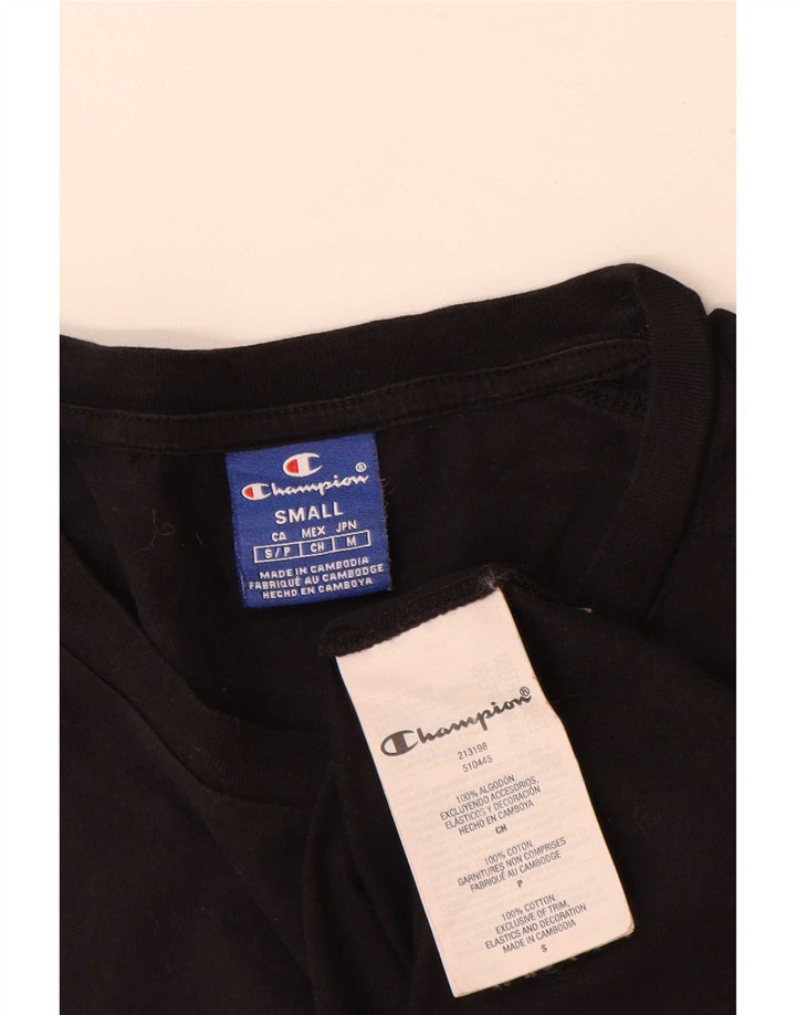 Champion T-Shirt Graphique Homme Petit Noir Coton