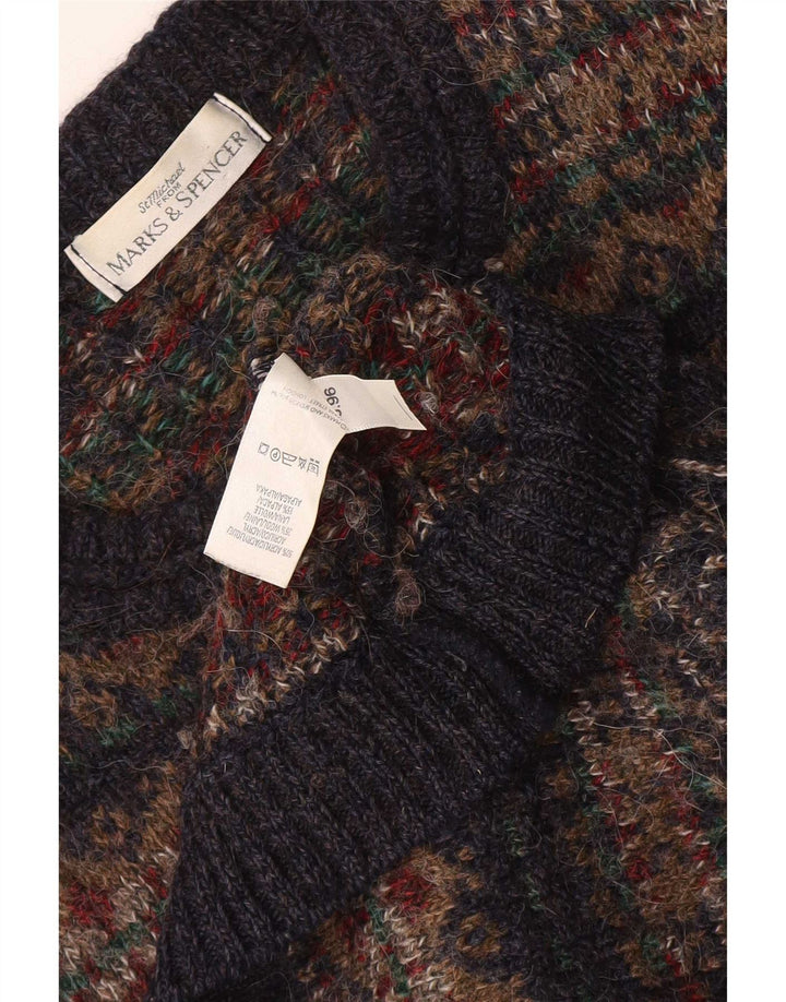 Marks & Spencer Pull Col Bateau Homme Multicolore Moyen