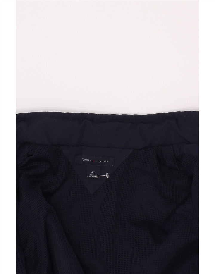 Tommy Hilfiger Blouson Bomber Graphique Garçon 3-4 ans Bleu Marine Polyester
