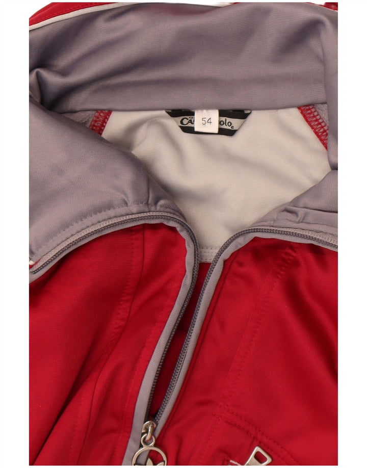 Campagnolo Veste de Survêtement Homme IT 54 XL Rouge Colorblock Polyester