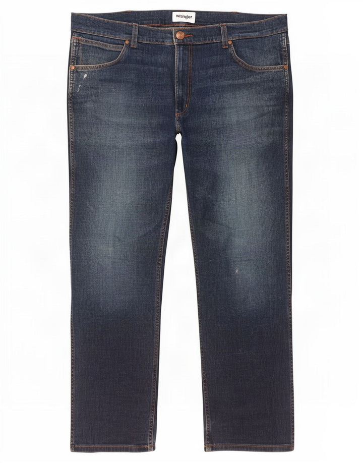 Wrangler Jean droit homme W40 L29 bleu marine