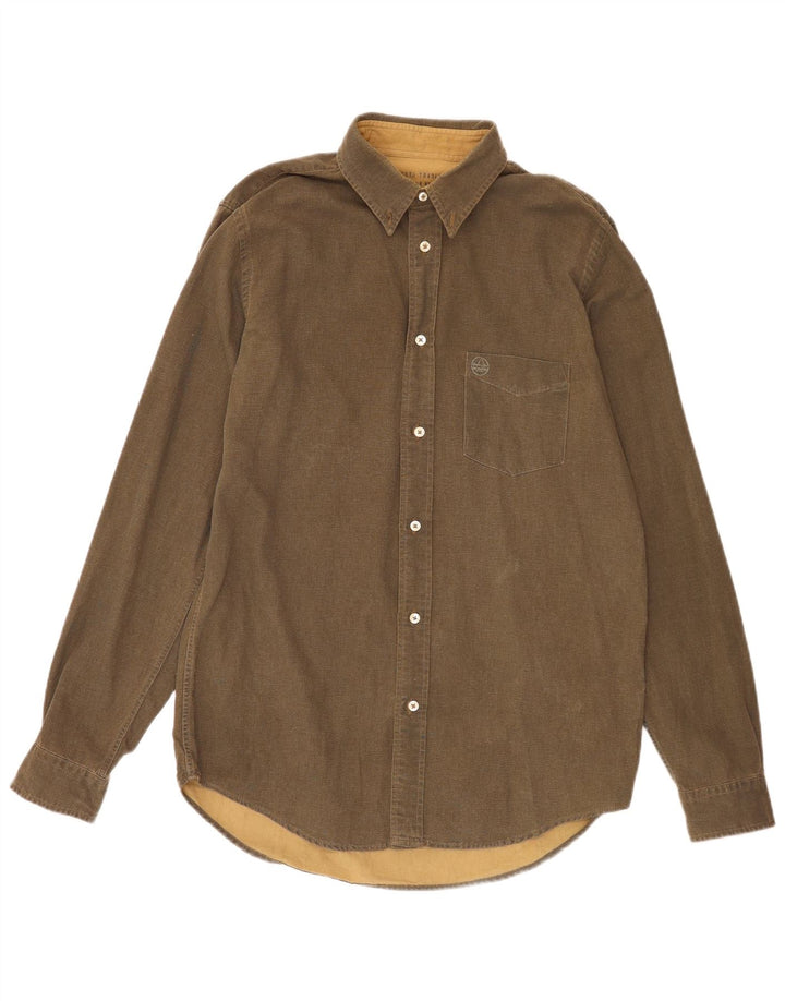Murphy & Nye Chemise Homme Large Kaki Coton