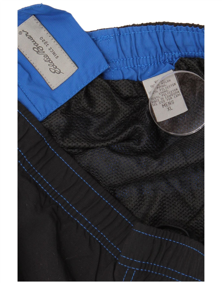 EDDIE BAUER Short de Bain Homme XL Noir Colorblock Nylon