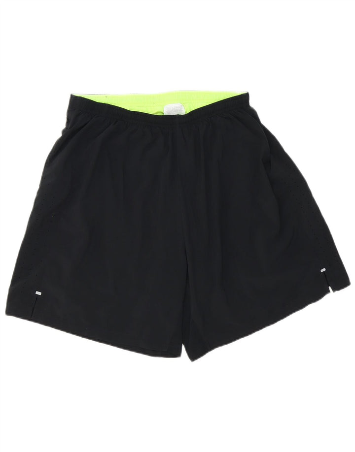 NIKE Short de sport Dri Fit pour hommes, grand, noir, polyester