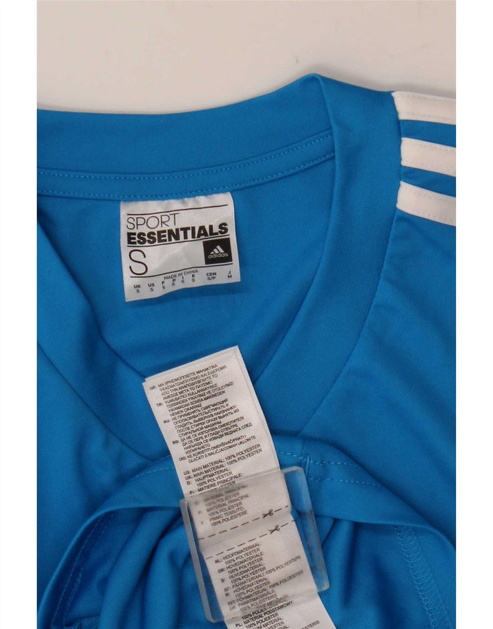 Adidas T-shirt homme haut petit bleu polyester