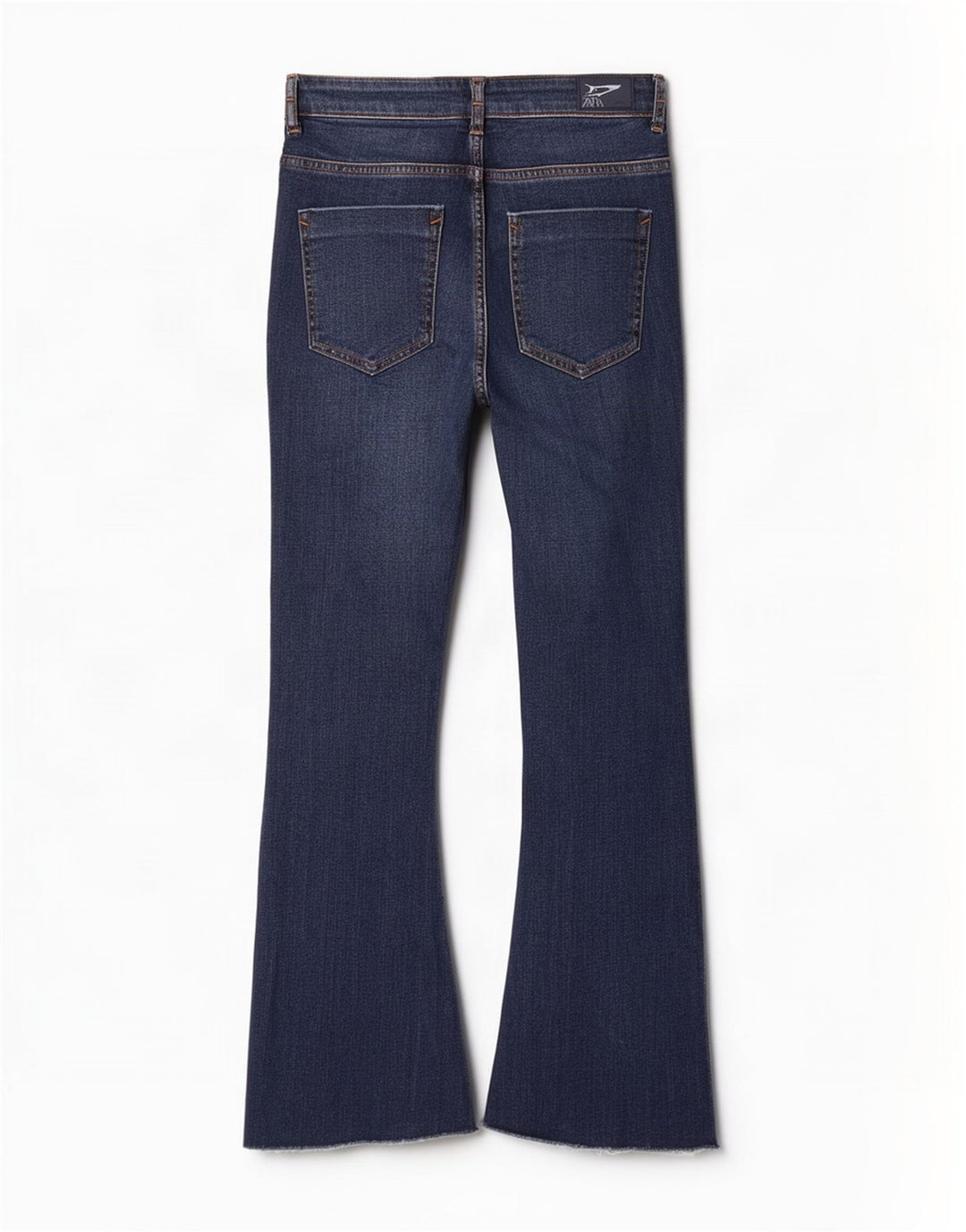Zara Jean évasé court pour femme EU 38 Small W28 L26 Bleu