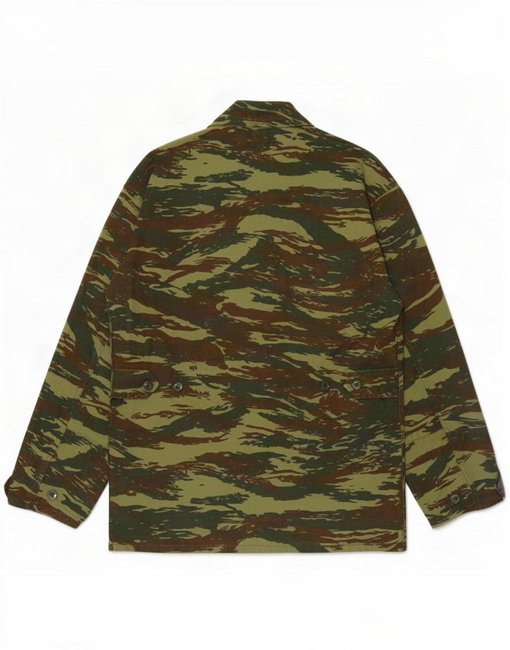 veste utilitaire vintage pour hommes UK 38 Camouflage vert moyen