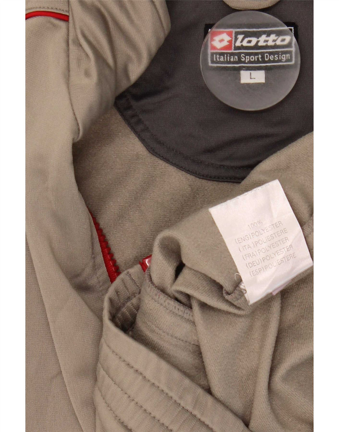 Lotto Veste de survêtement pour homme UK 40/42 Large Gris Polyester