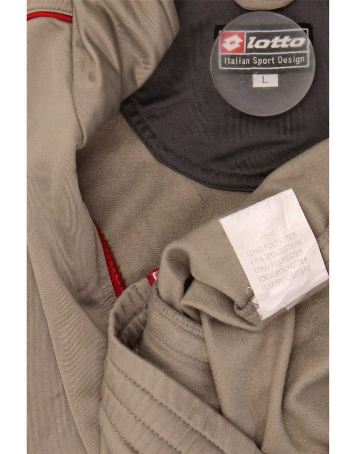 Lotto Veste de survêtement pour homme UK 40/42 Large Gris Polyester