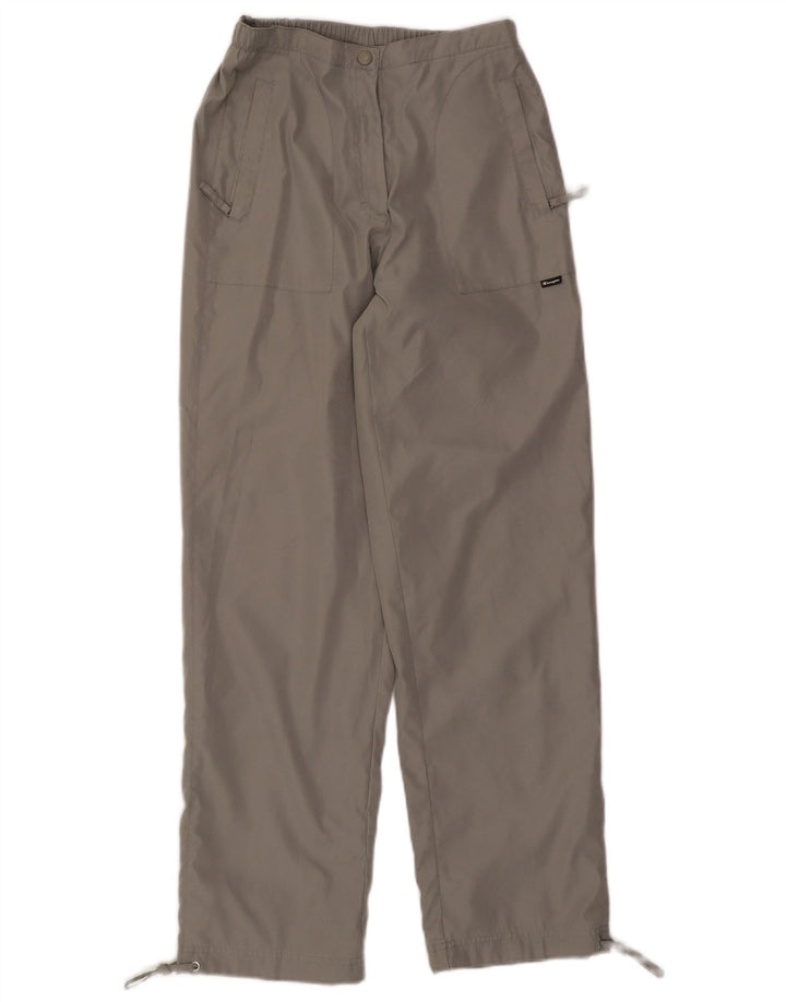 Champion Pantalon droit décontracté pour femme Petit W26 L30 Gris Polyester