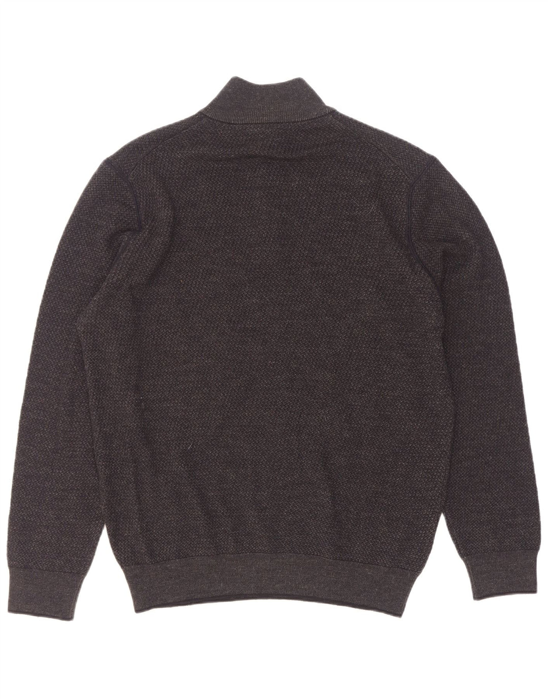 Bugatti Pull à col zippé pour homme, grand gris