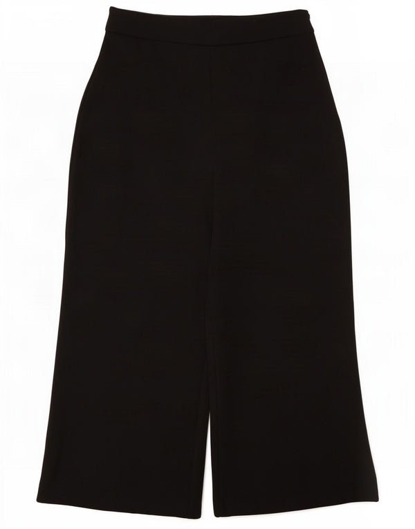Phase Eight Pantalon court à jambe large pour femme UK 10 Small W28 L23 Noir