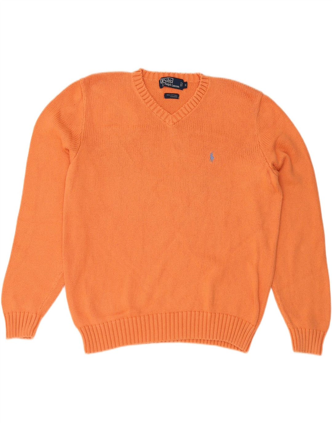 POLO RALPH LAUREN Pull Col V Homme Orange Moyen