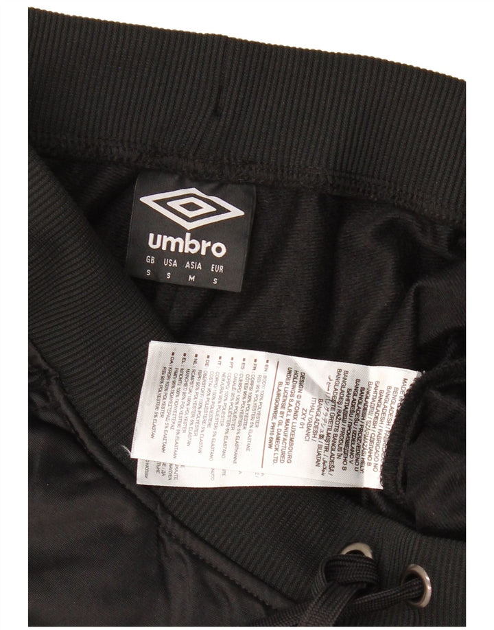 Umbro Pantalon de Survêtement Graphique Homme Joggers Petit Noir Polyester