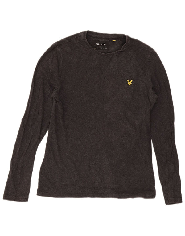 Lyle & Scott Haut à Manches Longues Homme Gris Coton XS