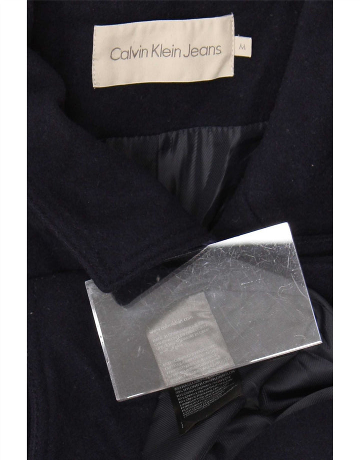 Calvin Klein Jeans Pardessus pour femme UK 44 Laine bleu marine moyen