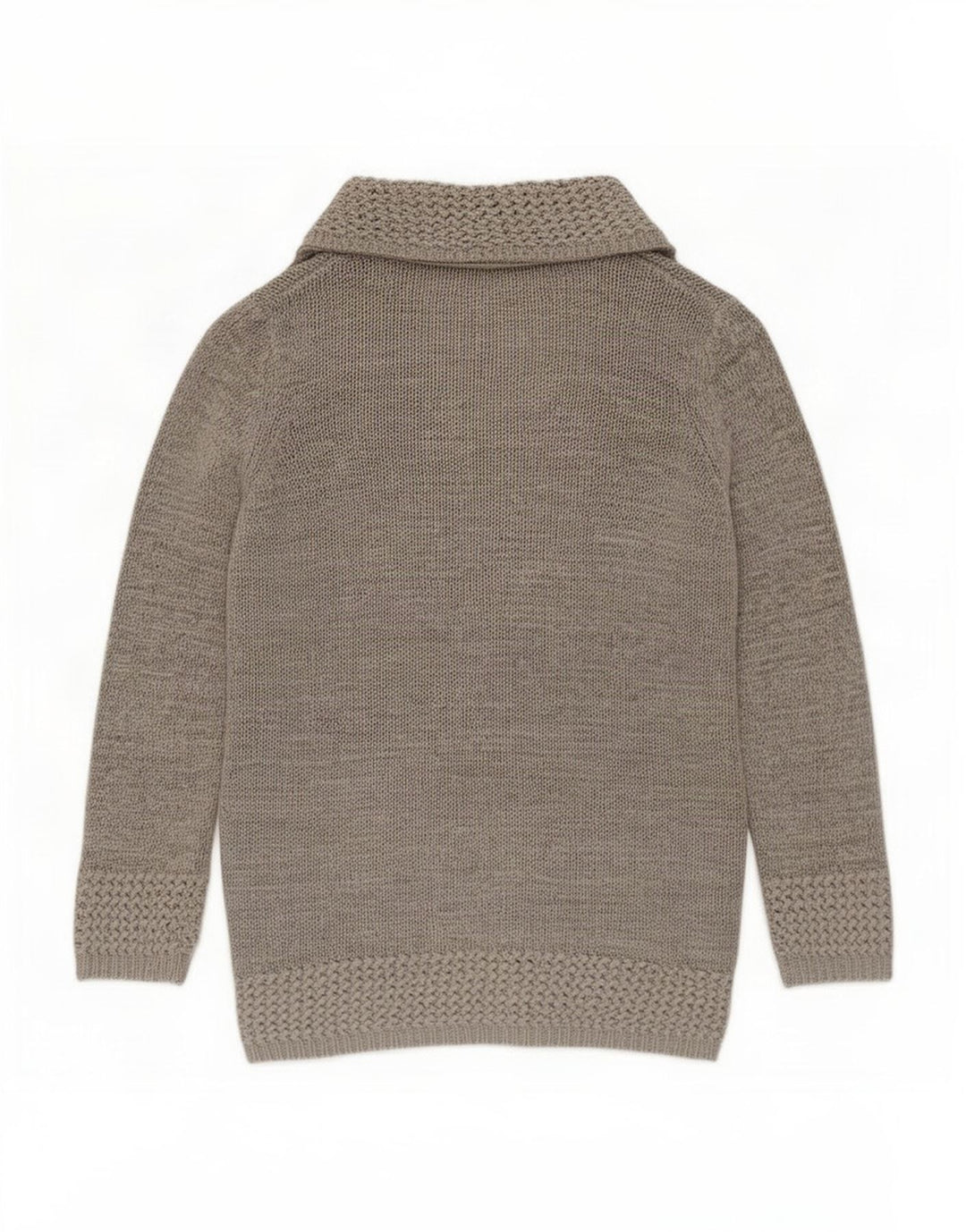 Marks & Spencer Pull cardigan ouvert classique pour femme UK 16 Large Gris