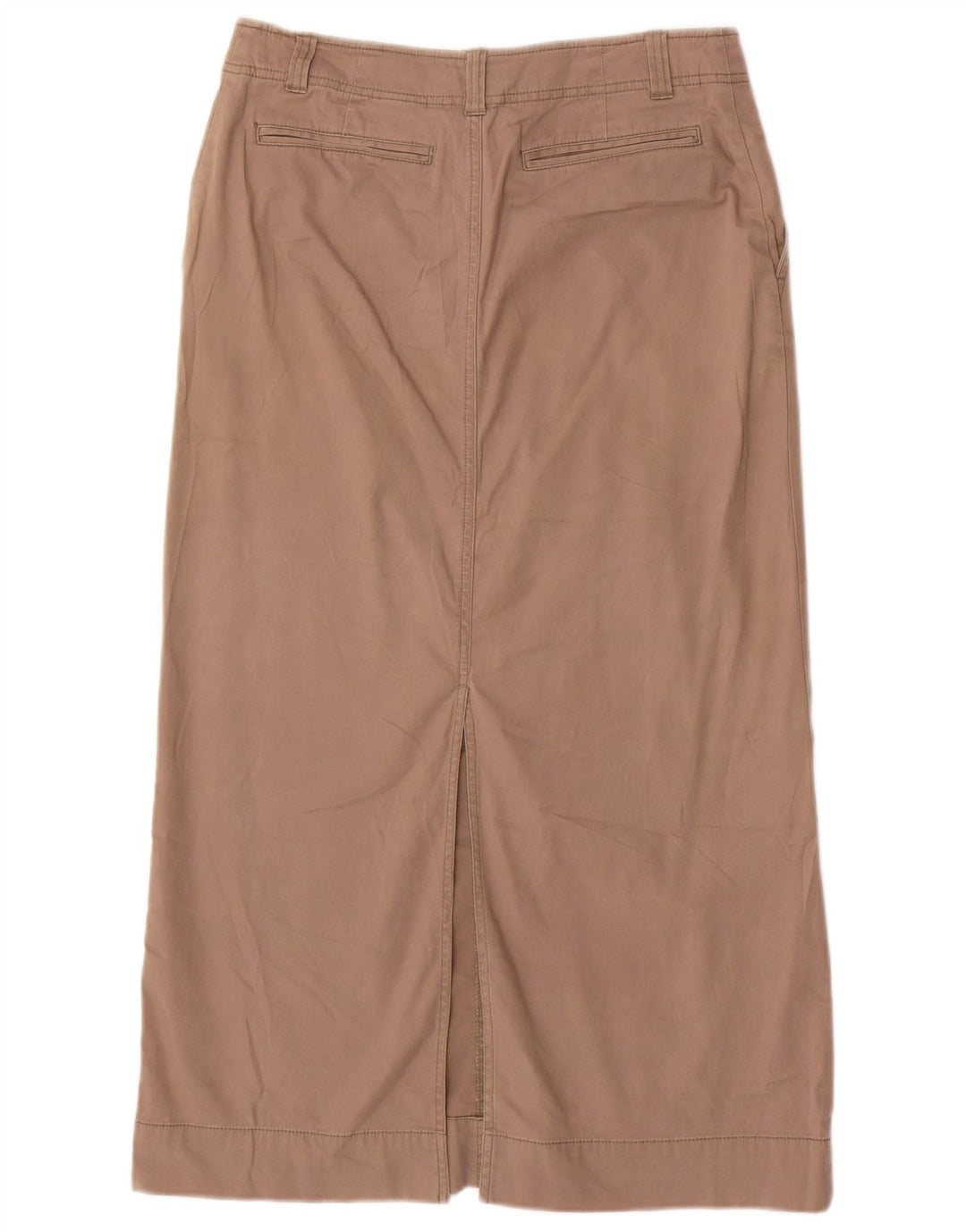 EDDIE BAUER Jupe droite femme US 8 Medium W30 Gris Coton