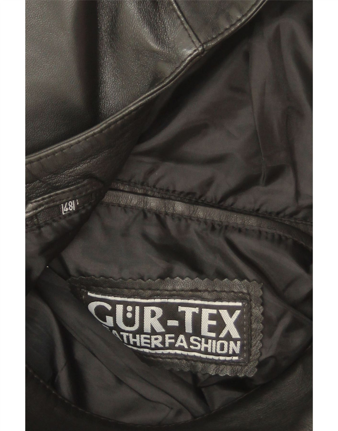 Gurtex Gilet en cuir pour homme IT 48 Cuir noir moyen
