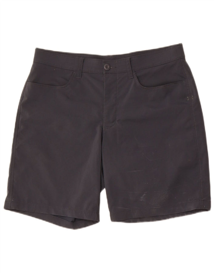 Under Armour Short Heat Gear Casual W32 Homme Gris Moyen Polyester