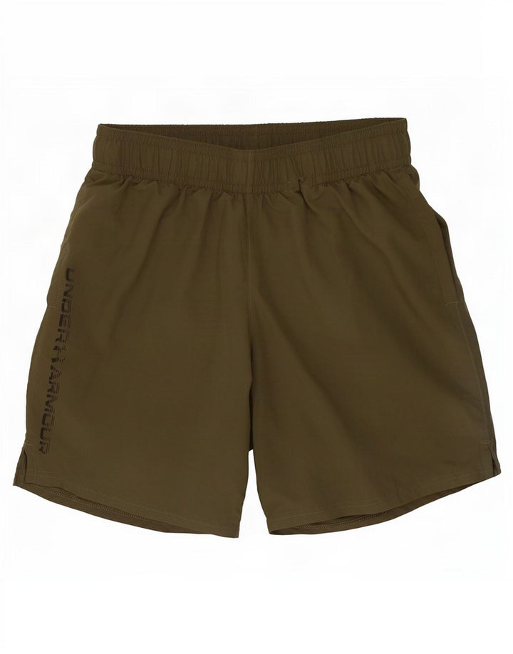 Under Armour Short de Sport Graphic Homme Petit Vert Polyester
