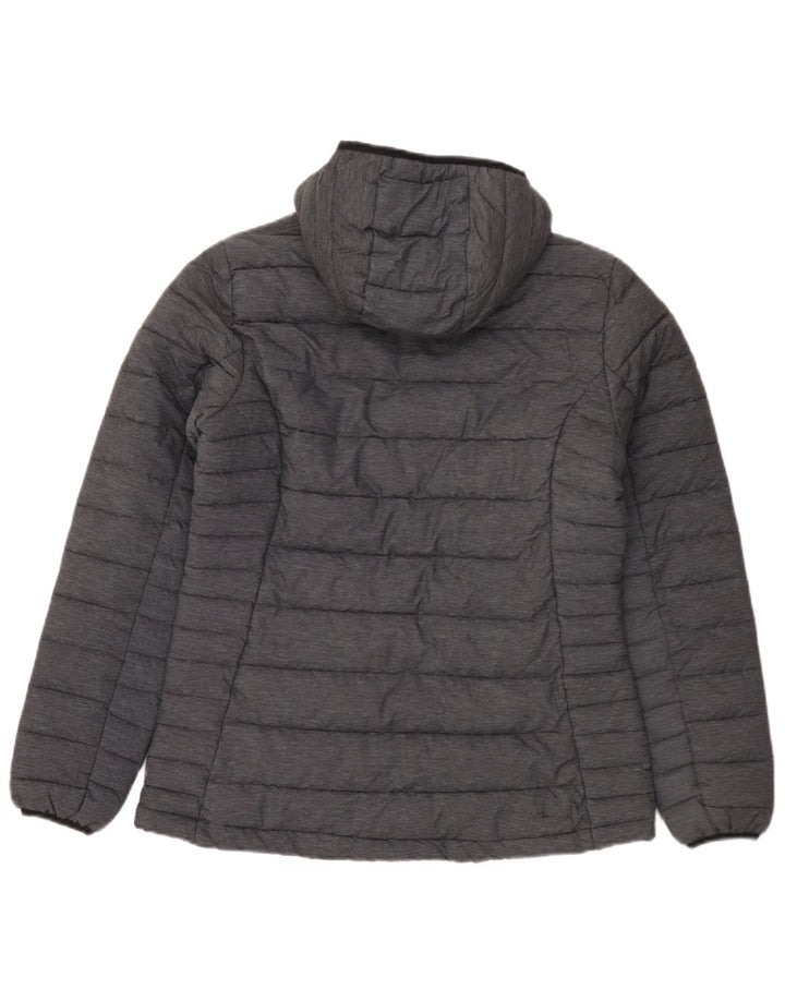 MC Kinley Veste rembourrée à capuche pour femme UK 14 Gris moyen Polyamide
