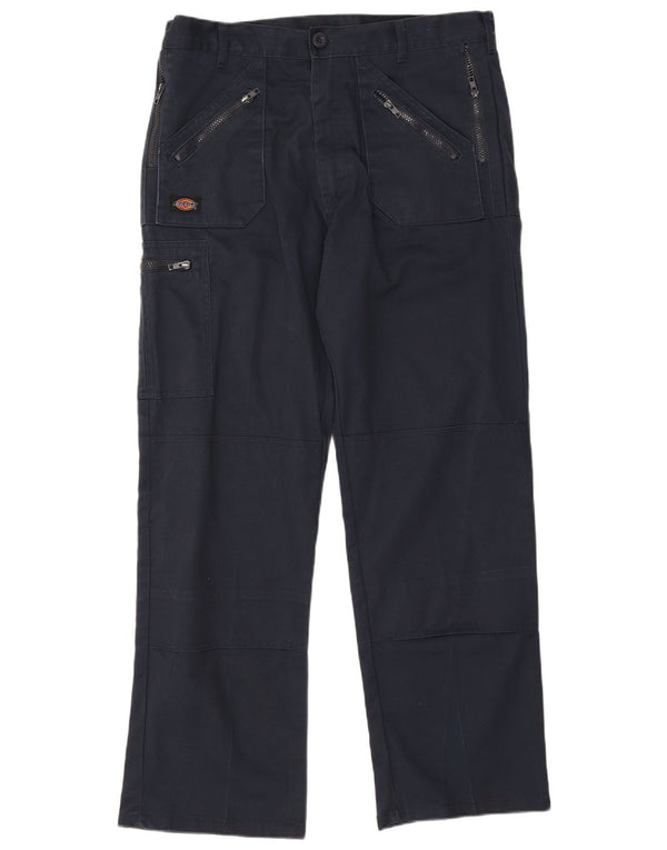 Dickies Pantalon Cargo Droit Homme W34 L31 Bleu Marine Polyester