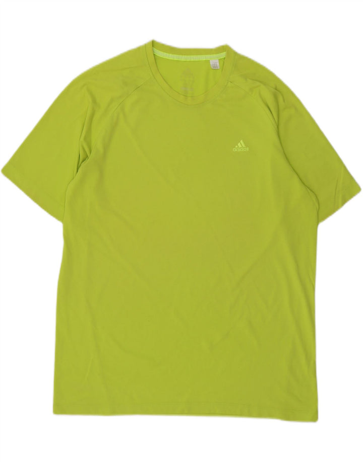 ADIDAS T-shirt Climalite pour hommes, grand vert