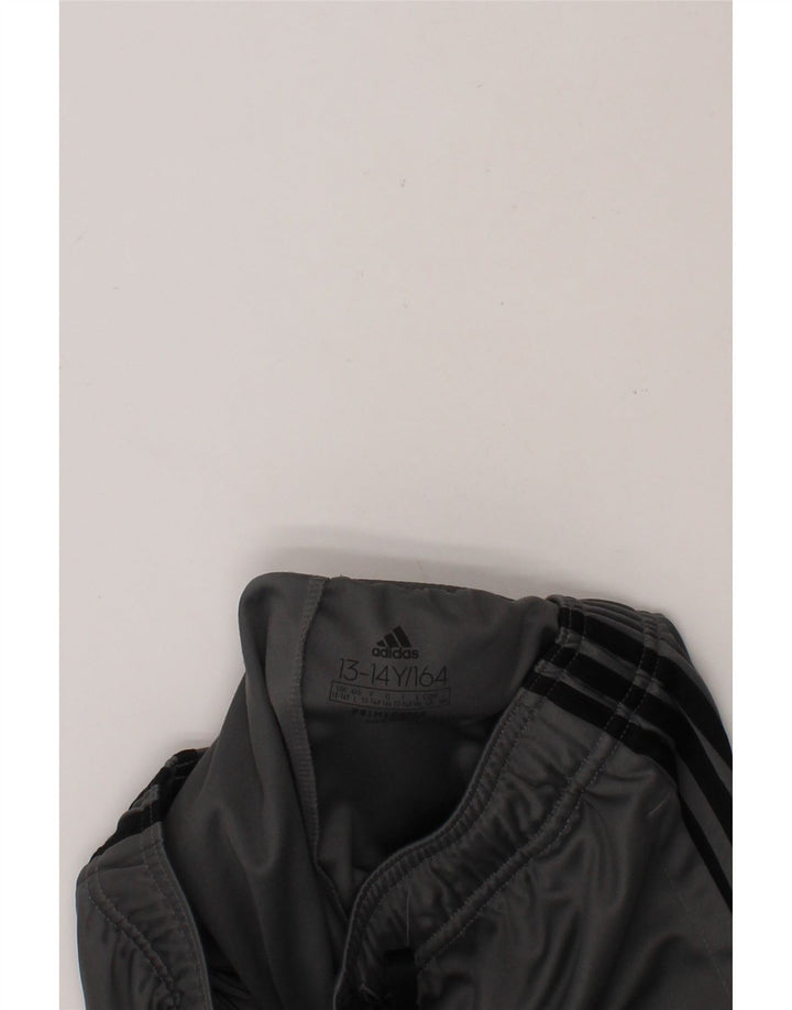 ADIDAS Boys Sport Shorts 13-14 Years Grey Polyester Vintage Adidas and Second-Hand Adidas from Messina Hembry 