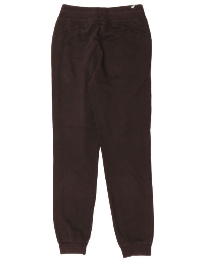 PUMA Pantalon de survêtement pour fille 11-12 ans Noir Coton