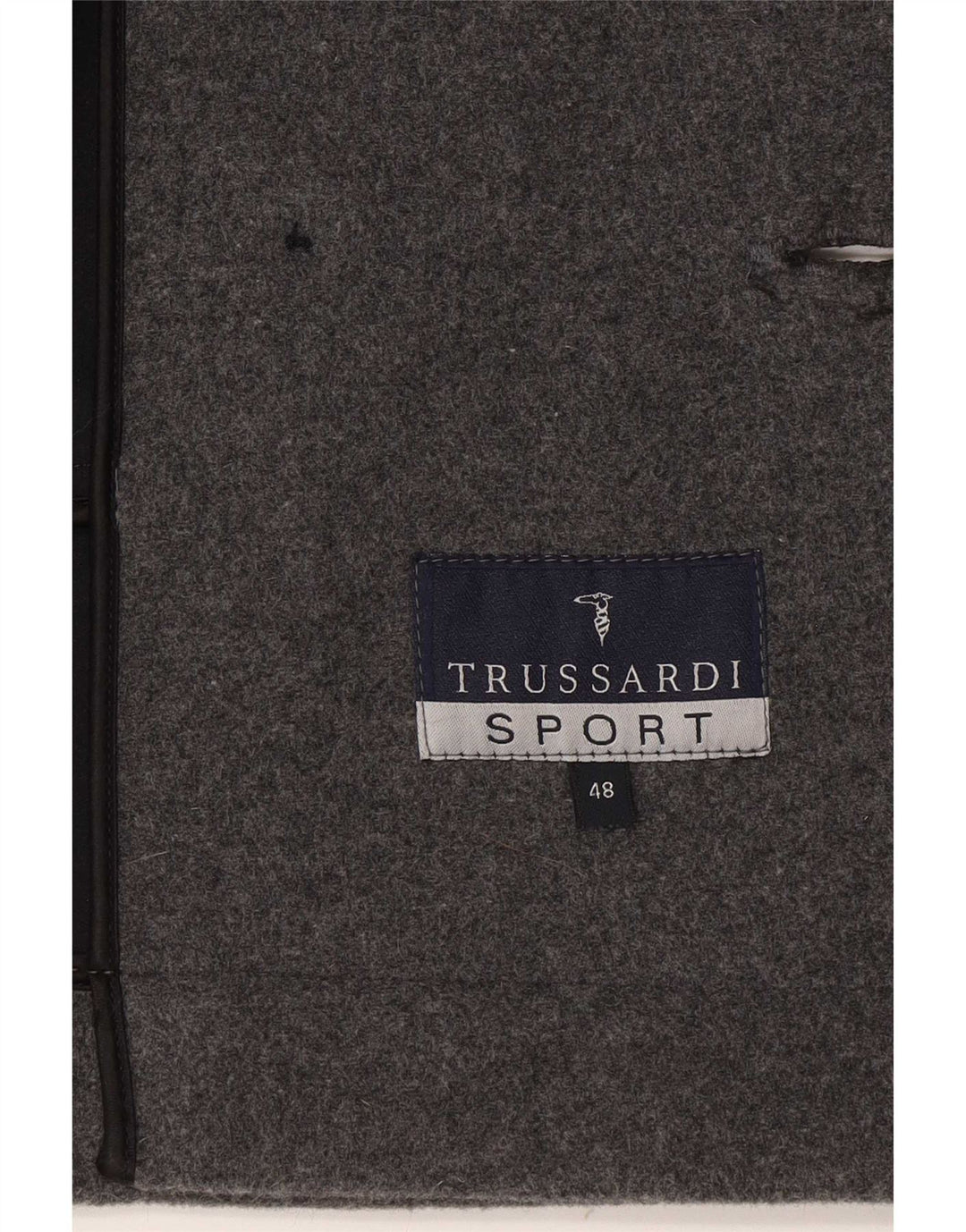 Trussardi Caban IT 48 Laine Gris Moyen Homme