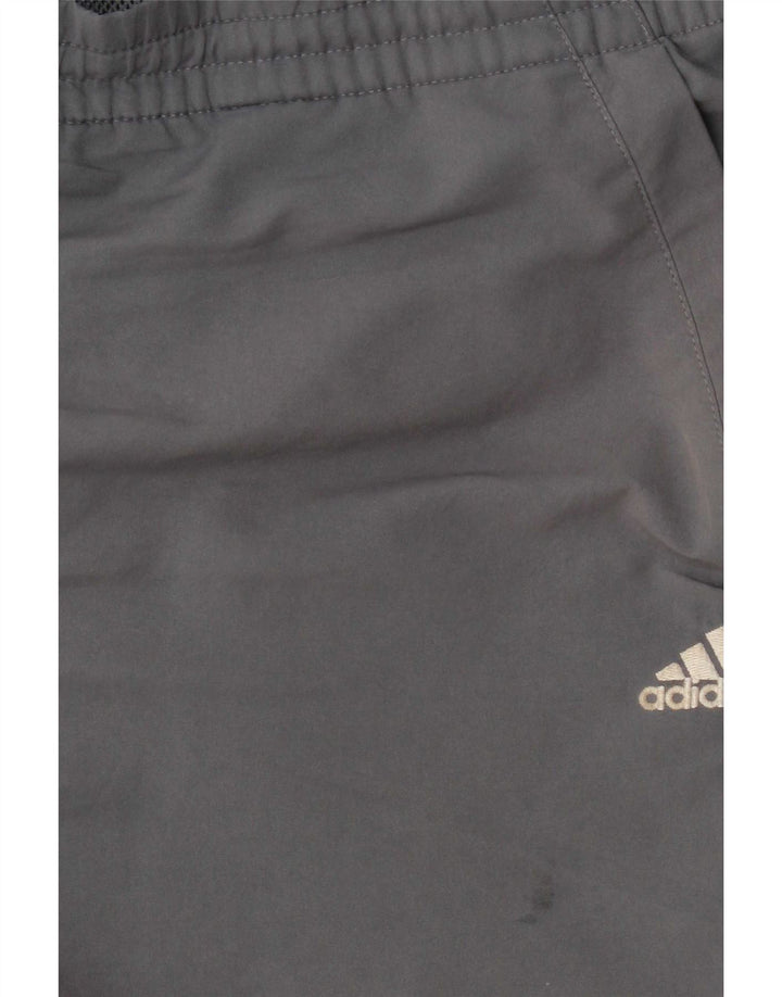 Adidas Short de sport pour homme XL Gris Colorblock Polyester