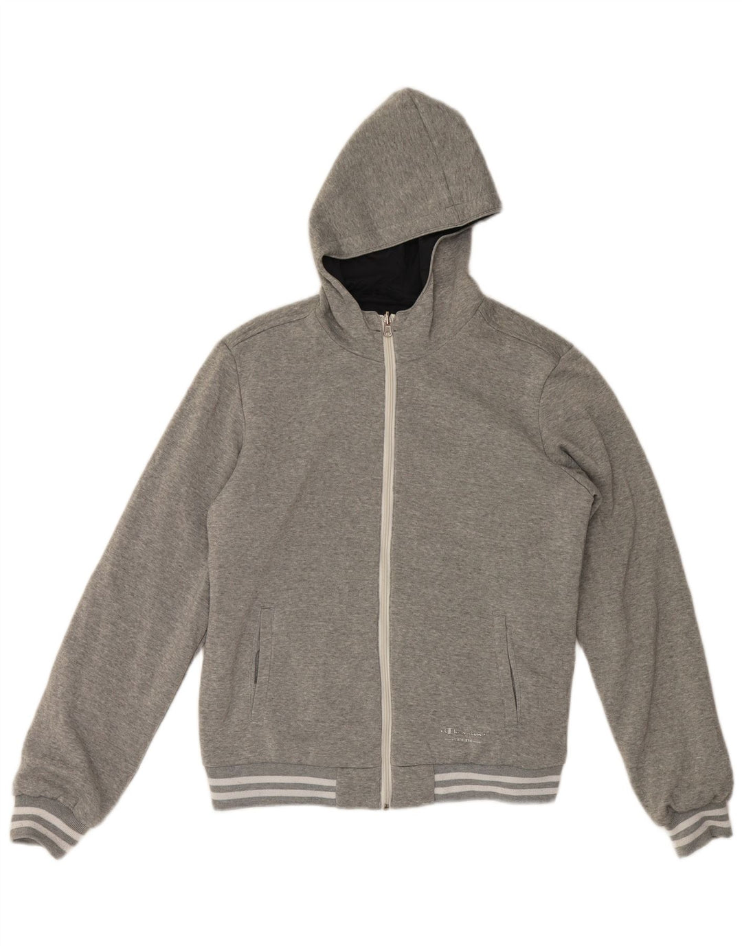 Champion Pull à capuche zippé pour homme XL Gris