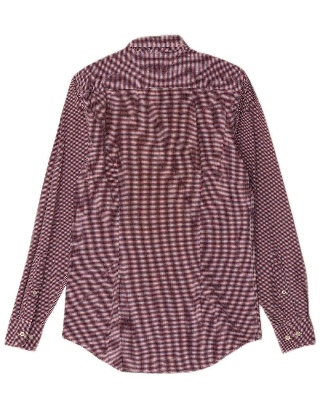 Tommy Hilfiger Chemise Slim Fit pour Homme en Coton Vichy Rouge Petit