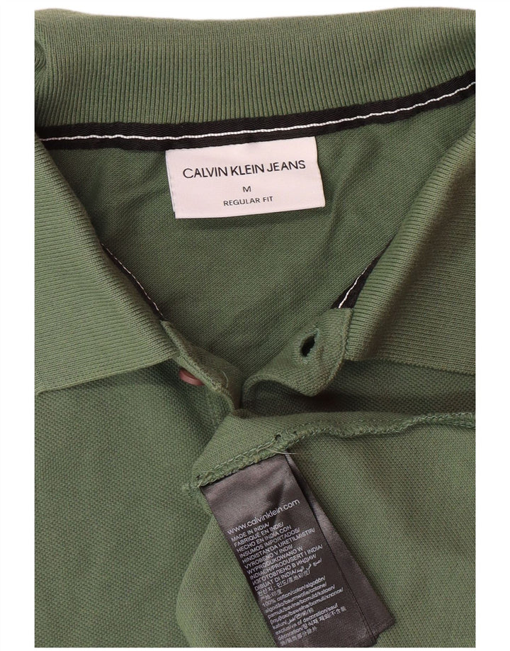 CALVIN KLEIN JEANS Polo Graphique Regular Fit Homme Coton Kaki Moyen