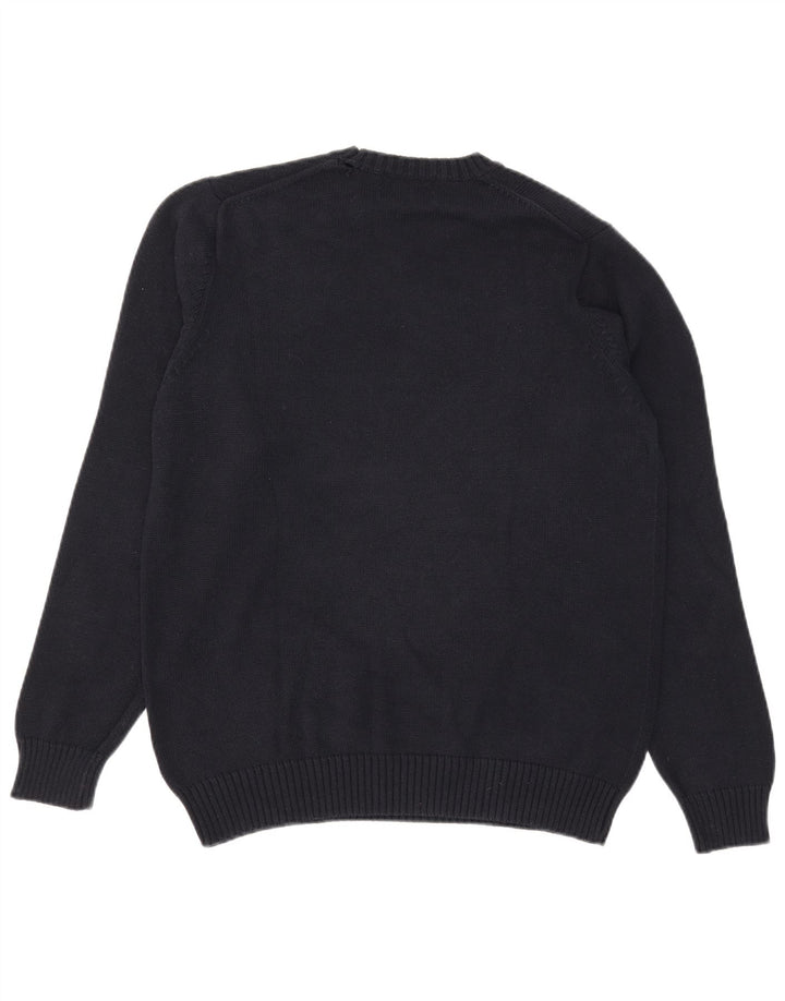 Marks & Spencer Pull à col rond Blue Harbour pour homme, petit bleu marine