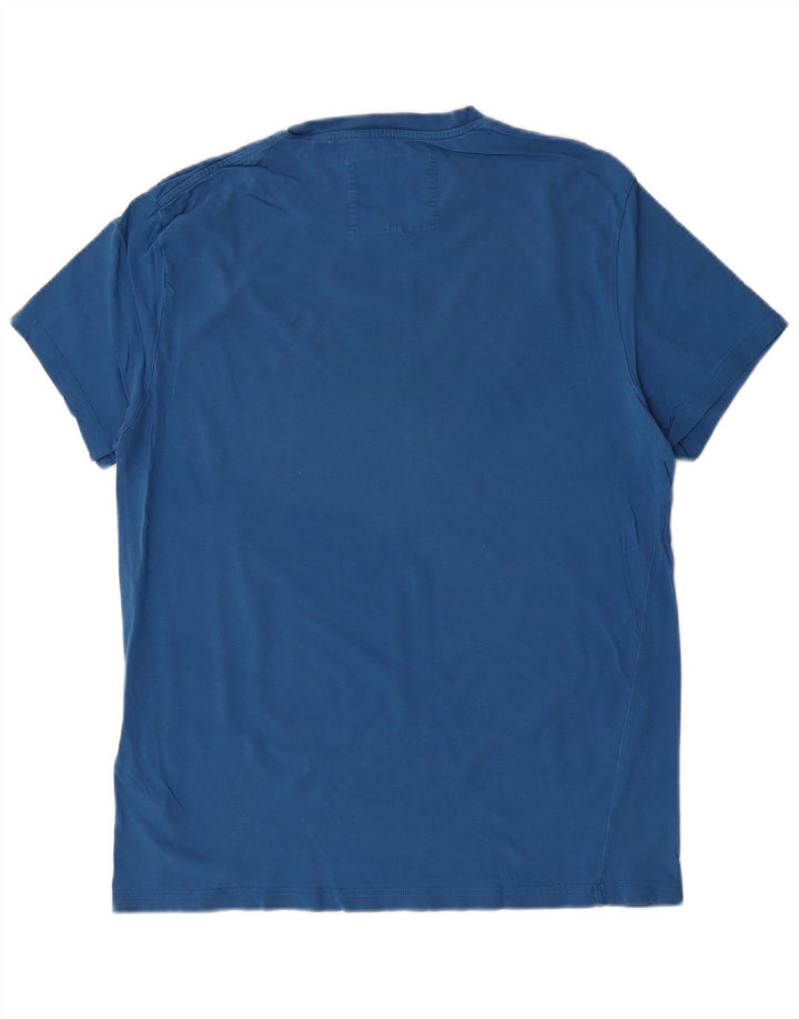 Jack Wills T-Shirt Graphique Homme Bleu Moyen Coton