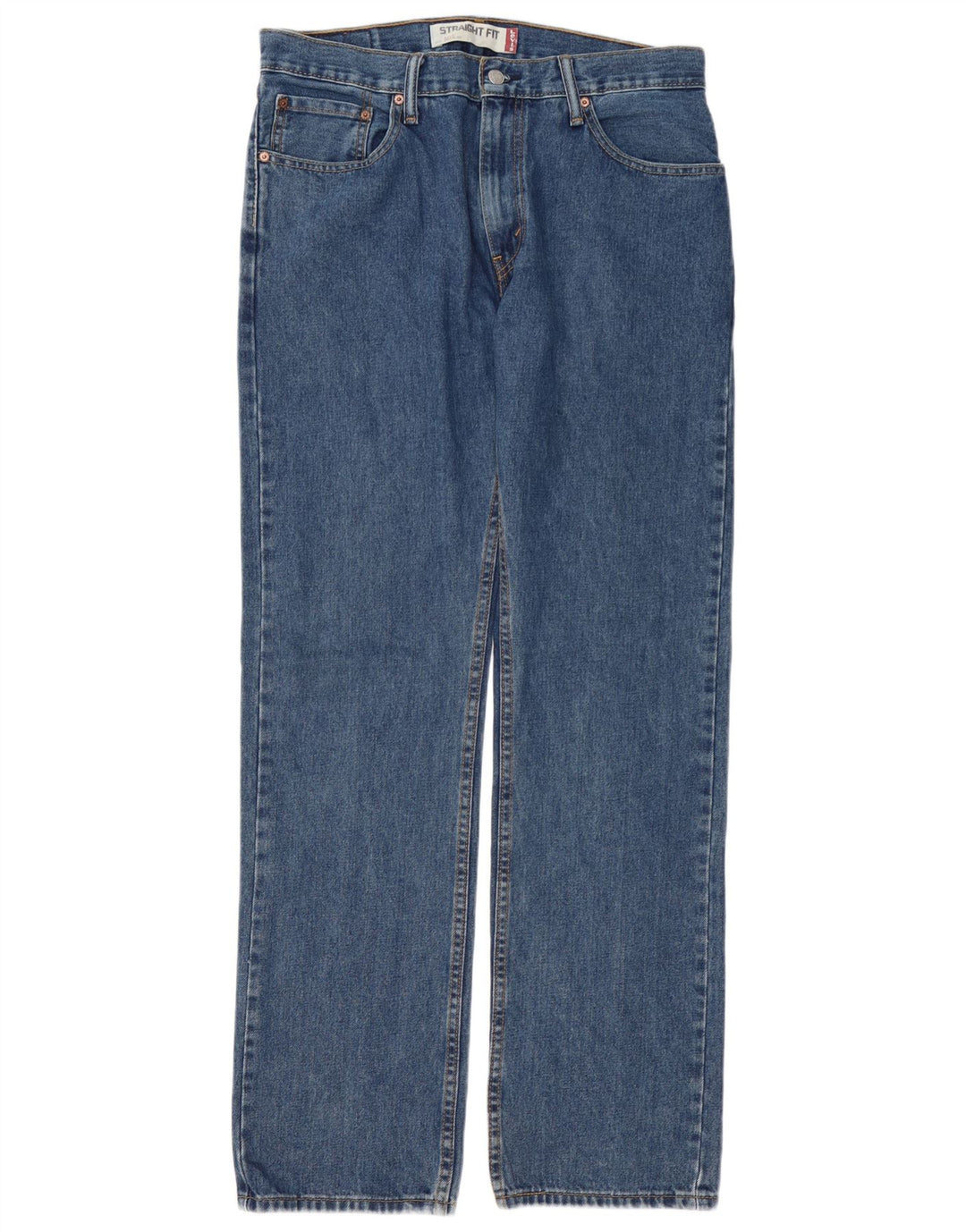 LEVI'S Jean Droit 505 Homme W33 L34 Bleu Coton
