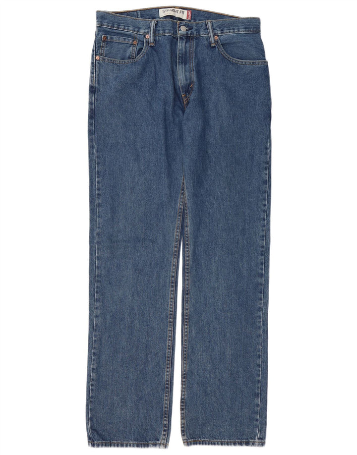 LEVI'S Jean Droit 505 Homme W33 L34 Bleu Coton