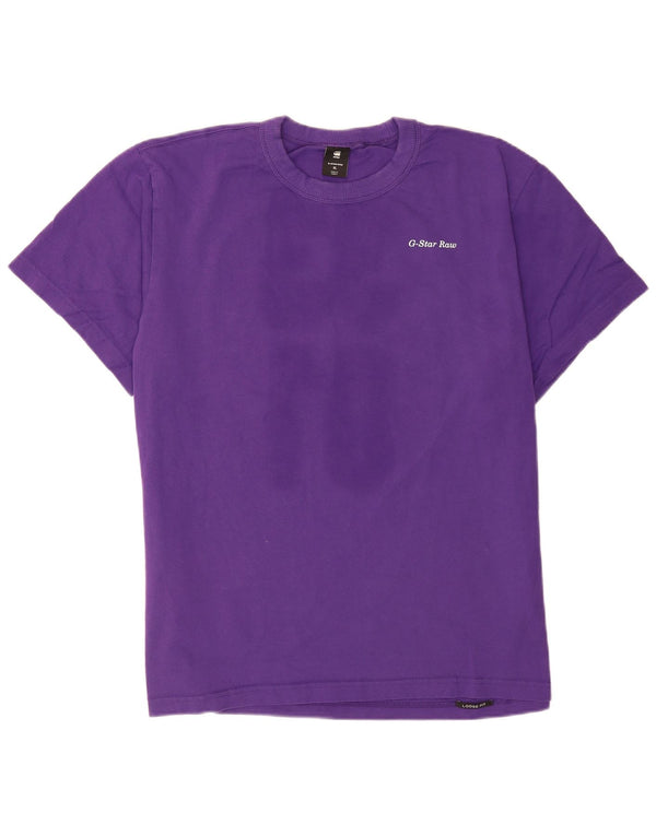 G-Star Homme Graphic T-Shirt Top XL Violet Coton