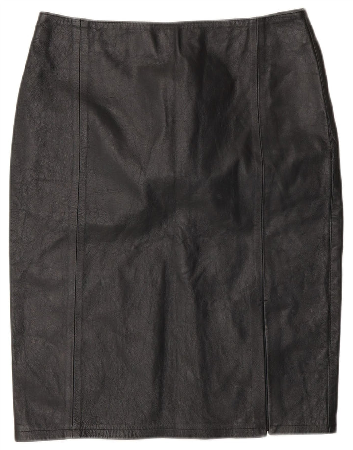 CONBIPEL Jupe en cuir pour femme IT 42 Medium W28 Cuir noir