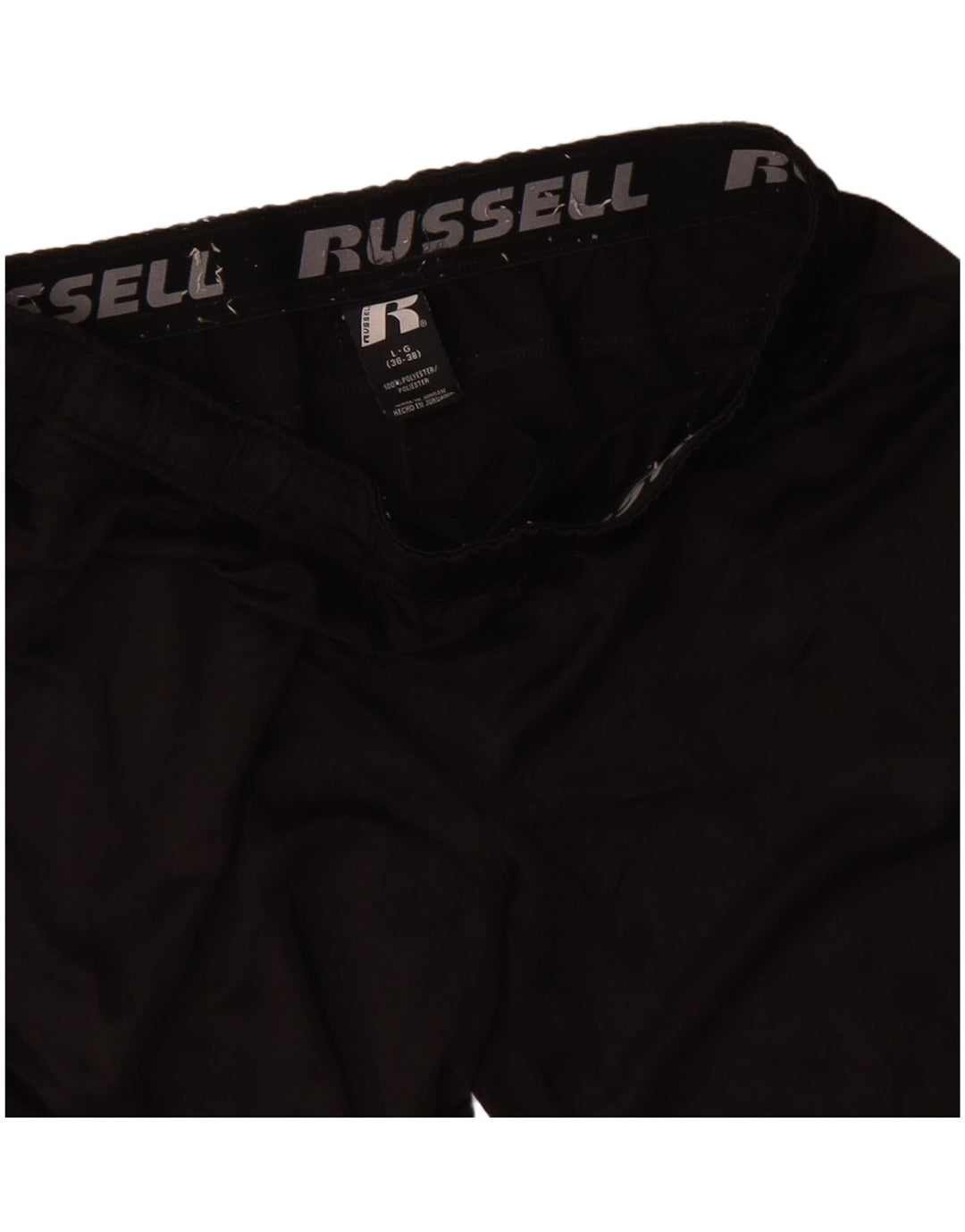 RUSSELL ATHLETIC Short de Sport pour Homme Grand Noir Polyester