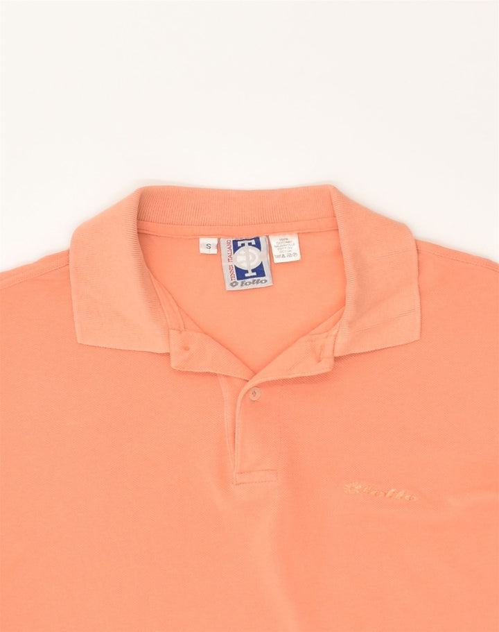 LOTTO Mens Polo Shirt Small Orange Cotton | Vintage Lotto | Thrift | Second-Hand Lotto | Used Clothing | Messina Hembry 