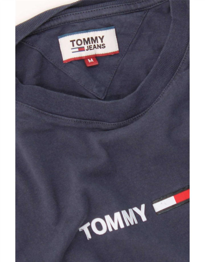 Tommy Hilfiger T-Shirt Graphique Homme Bleu Marine Moyen