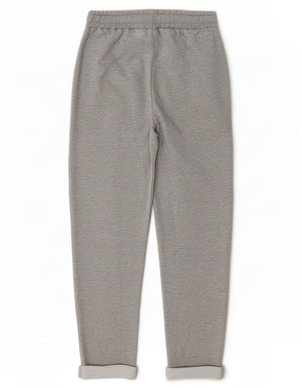 Zara Pantalon de survêtement pour femme Joggers UK 8 Small Gris Moucheté Coton