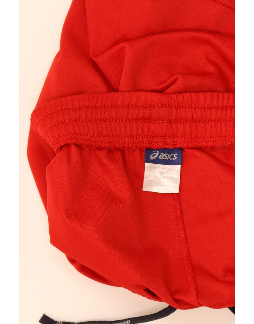 Asics Short de Sport Homme Rouge Moyen Polyester