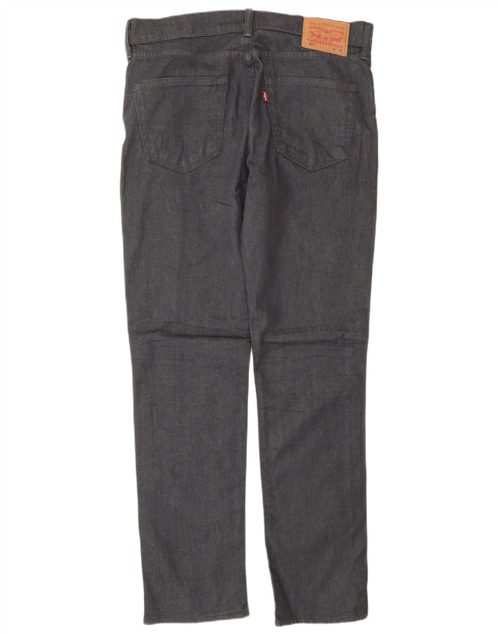 Levi's Jean Slim 511 Homme W34 L32 Gris Coton