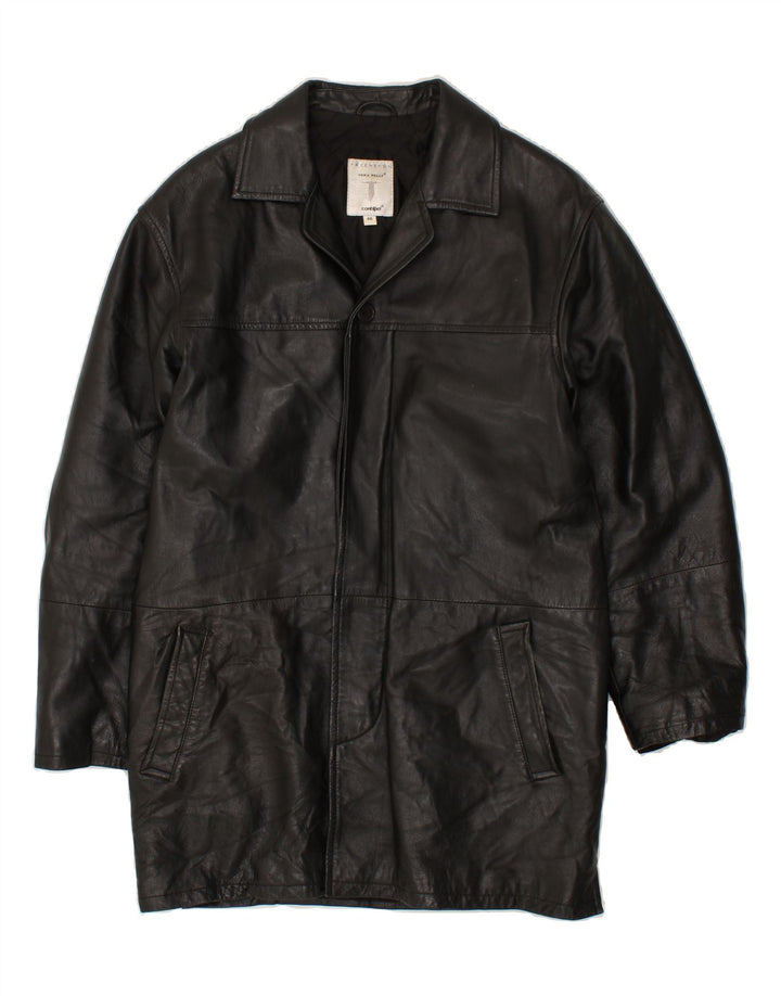CONBIPEL Manteau en Cuir Homme IT 46 Petit Cuir Noir