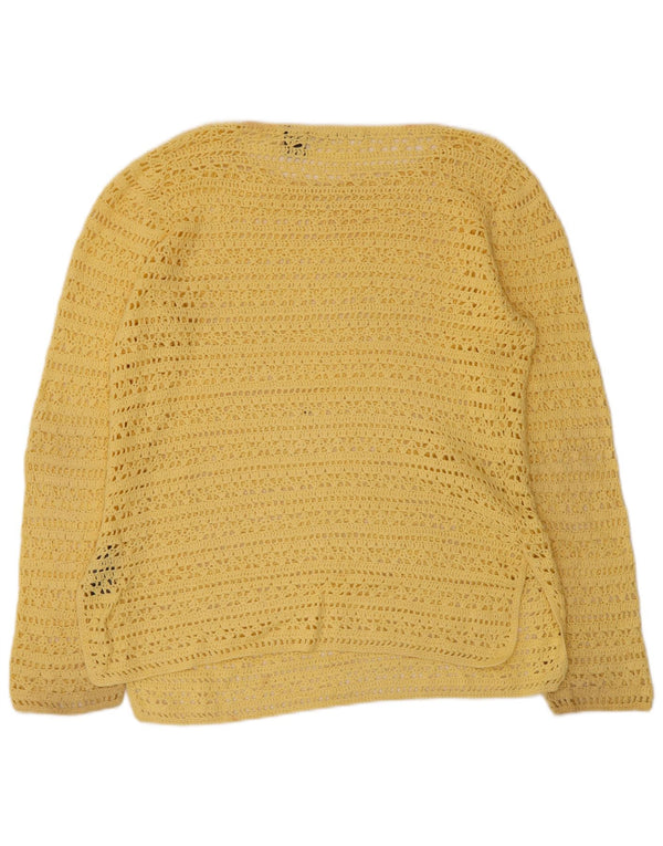 Liz Claiborne Pull transparent à col bateau pour femme UK 14 Medium Yell