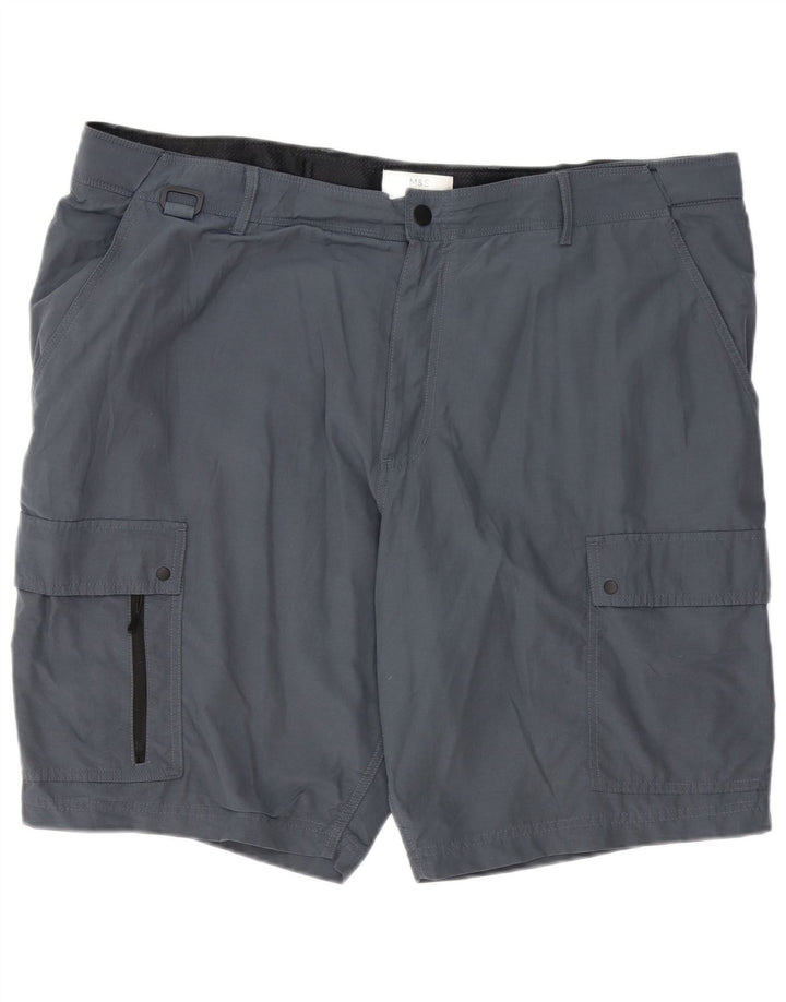 MARKS & SPENCER Short cargo homme W44 2XL Gris Polyester